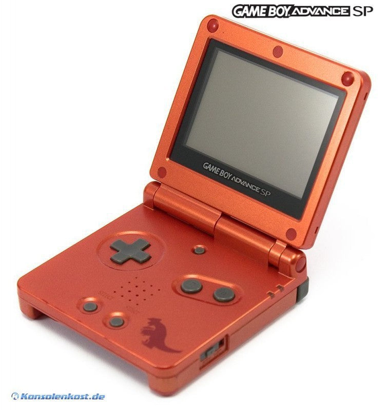 Konsole GBA SP Pokemon Groudon Edition + Netzteil — Pokemon Groudon Edition