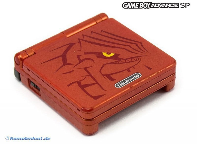 Konsole GBA SP Pokemon Groudon Edition + Netzteil — Pokemon Groudon Edition
