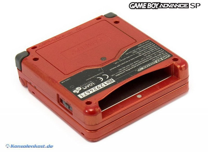 Konsole GBA SP Pokemon Groudon Edition + Netzteil — Pokemon Groudon Edition