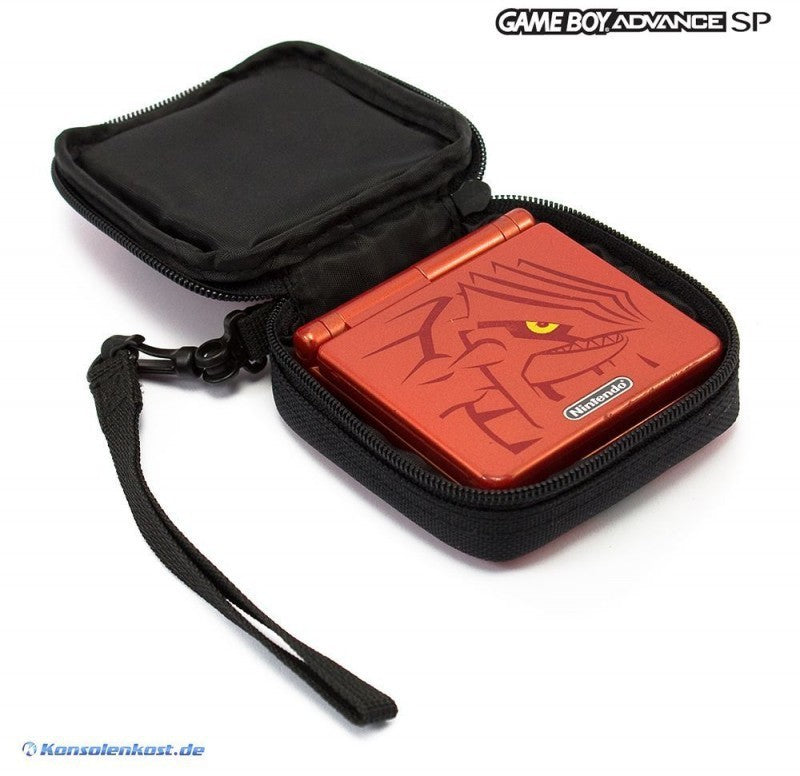 Konsole GBA SP Pokemon Groudon Edition + Original Tasche + Netzteil — Pokemon Groudon Edition