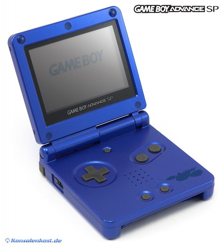 Konsole GBA SP Pokemon Kyogre Edit. + Netzteil + Original Tasche