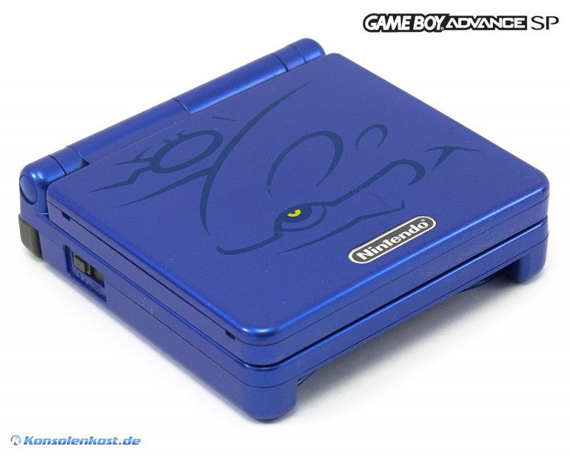 Konsole GBA SP Pokemon Saphir Limited Super Pak Edition + Spiel + Tasche + Zubehör — Pokemon Saphir Limited Super Pak Edition