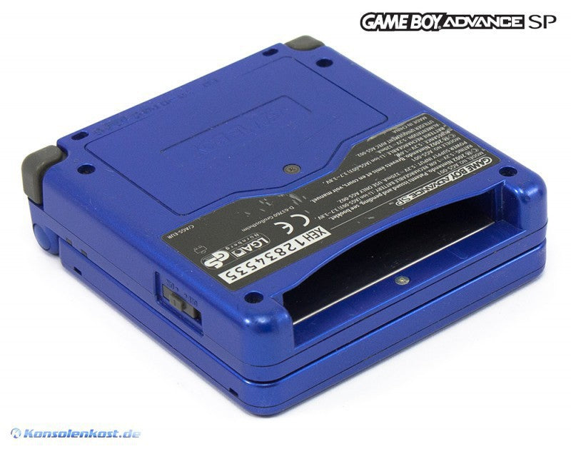 Konsole GBA SP Pokemon Saphir Limited Super Pak Edition + Spiel + Tasche + Zubehör — Pokemon Saphir Limited Super Pak Edition