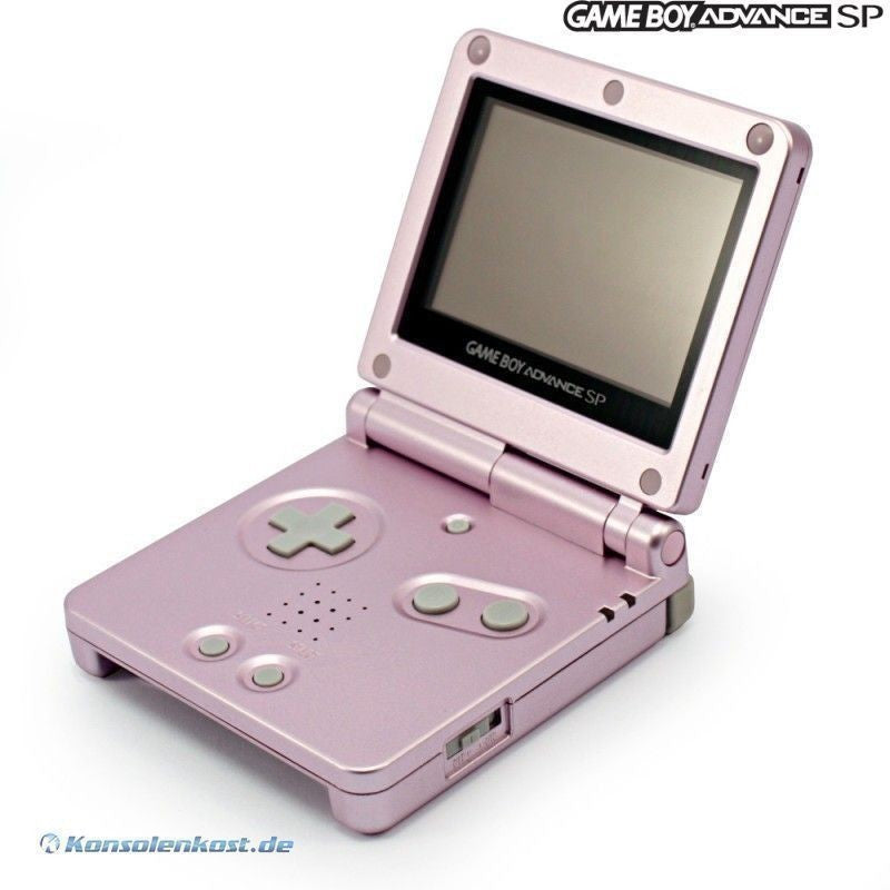 Konsole GBA SP rosa - pink + Netzteil