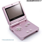 Konsole GBA SP rosa - pink + Netzteil