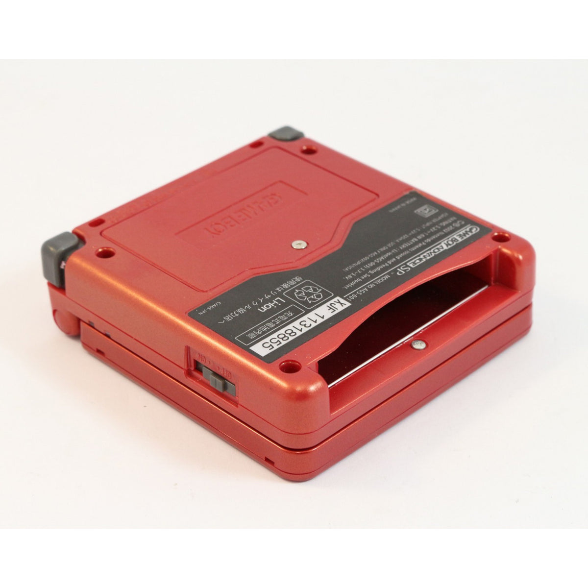 Konsole GBA SP AGS-101 Flame Red / rot + Netzteil