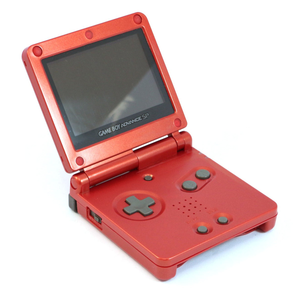 Konsole GBA SP AGS-101 Flame Red / rot + Netzteil