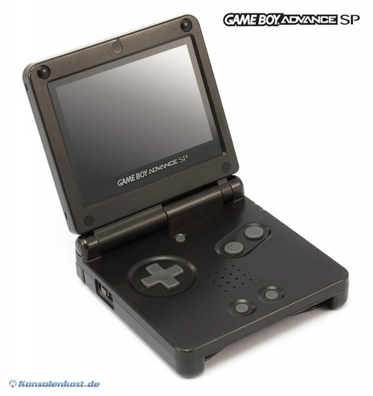 Konsole GBA SP schwarz All Blacks Edition + Netzteil — schwarz All Blacks Edition