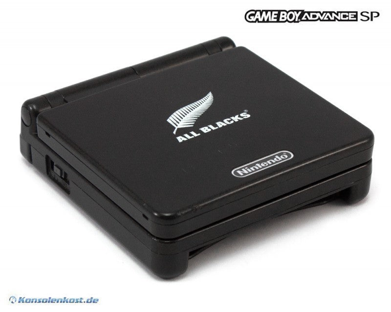 Konsole GBA SP schwarz All Blacks Edition + Netzteil — schwarz All Blacks Edition