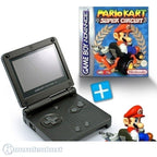 Konsole GBA SP schwarz + Mario Kart + Netzteil