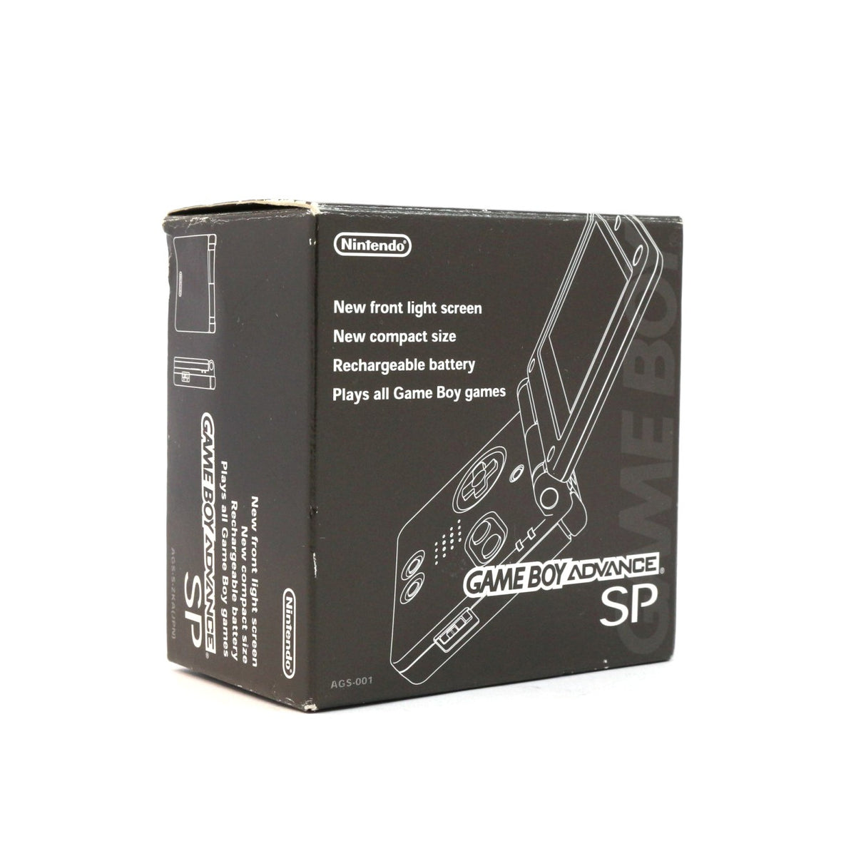 Konsole GBA SP schwarz + Netzteil (HK)