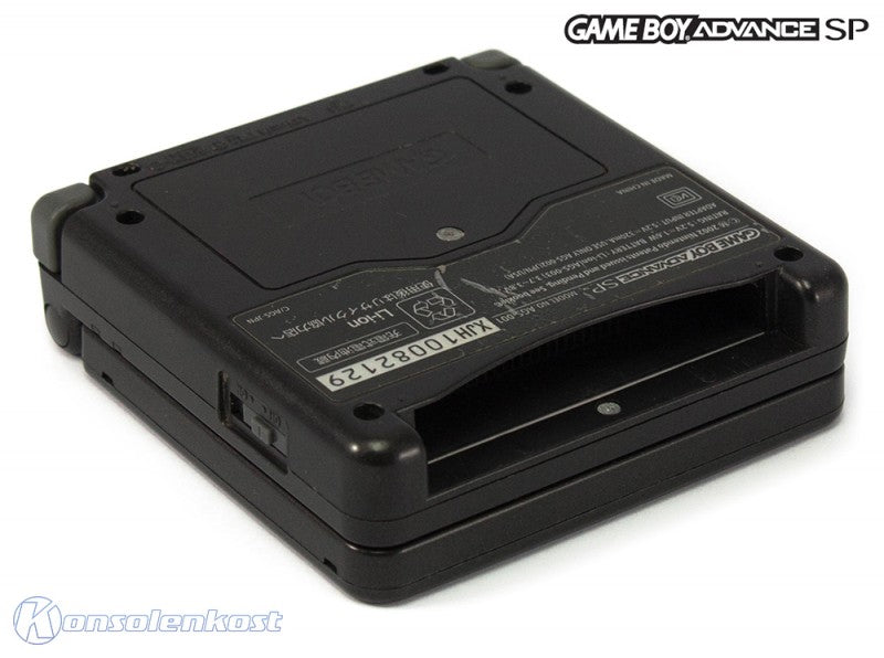 Konsole GBA SP schwarz + Netzteil (HK)