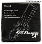 Konsole GBA SP schwarz + Netzteil (HK)