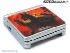 Konsole GBA SP silber Custom Design Batman + Netzteil