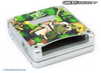 Konsole GBA SP silber Custom Design Ben 10 + Netzteil