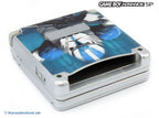 Konsole GBA SP silber Custom Design Star Wars Yoda + Netzteil
