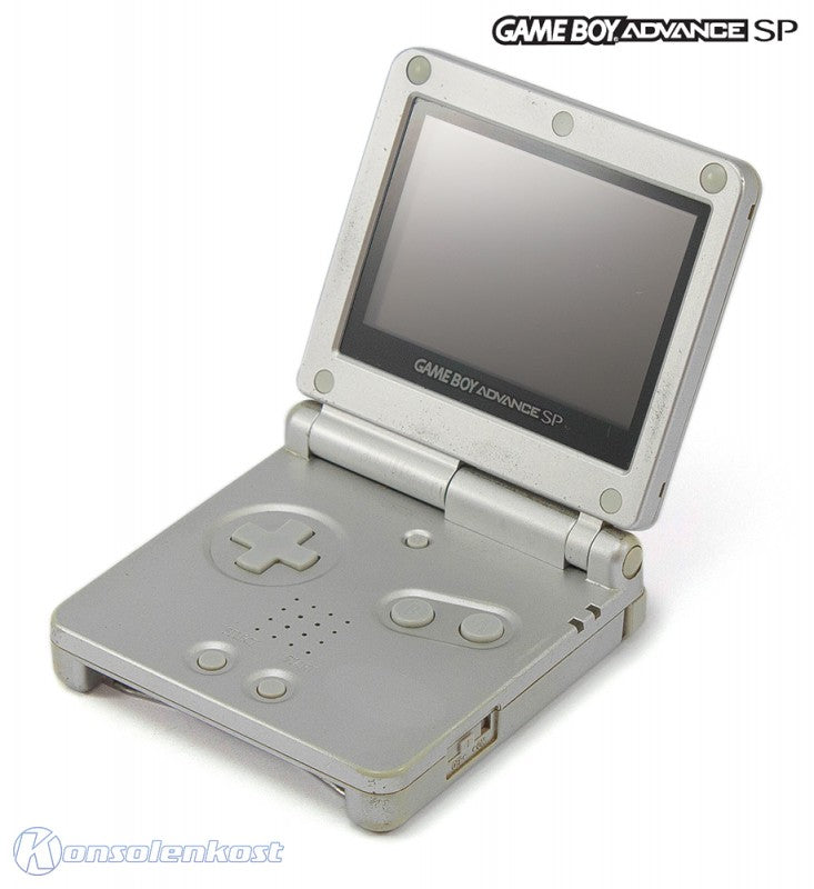 Konsole GBA SP silber + Netzteil
