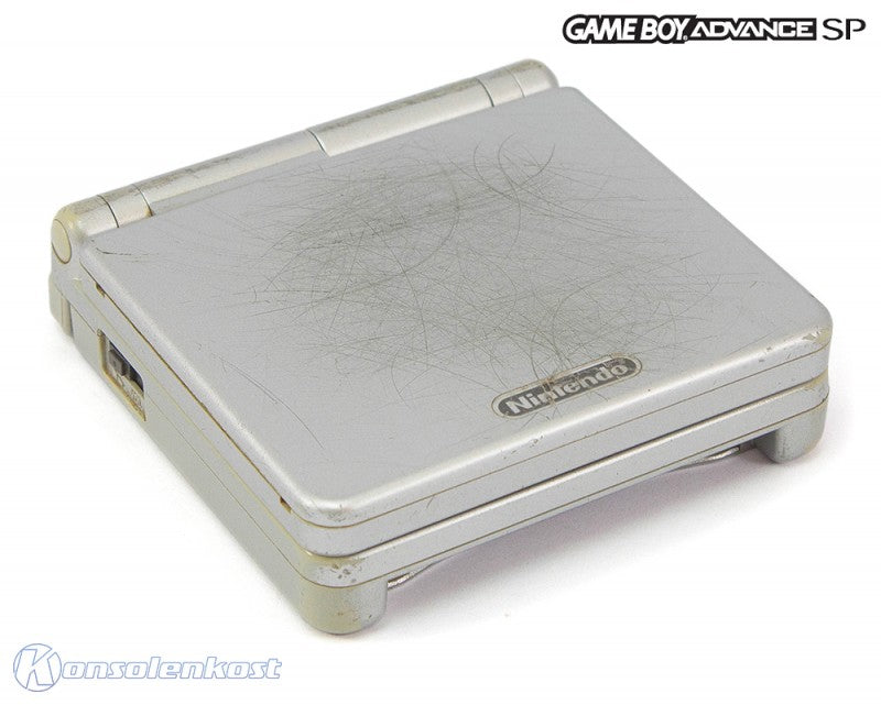 Konsole GBA SP silber + Netzteil
