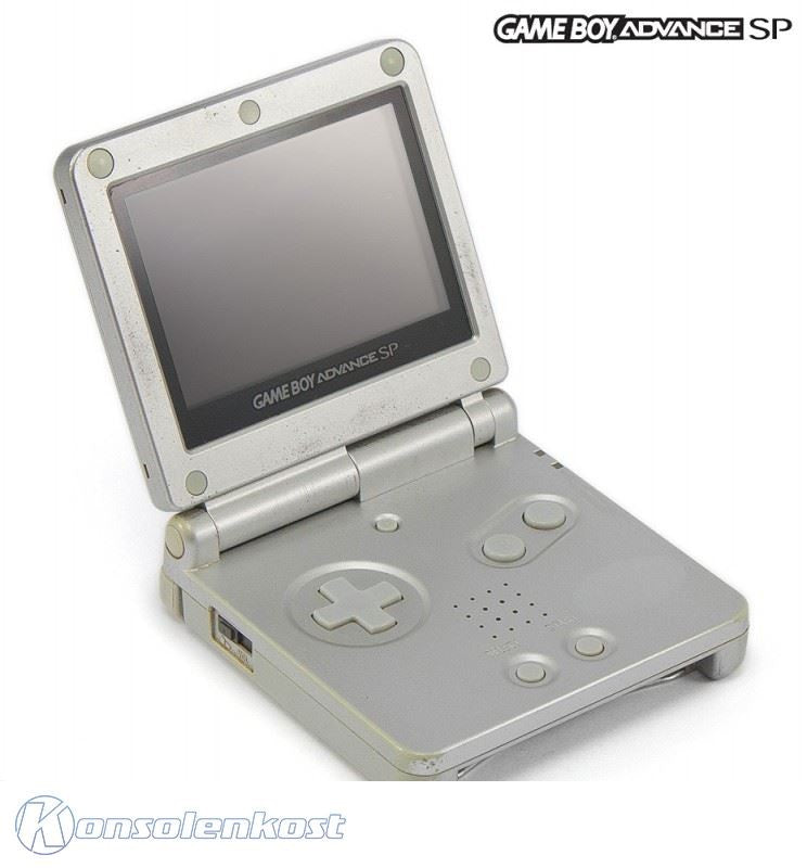 Konsole GBA SP silber + Netzteil