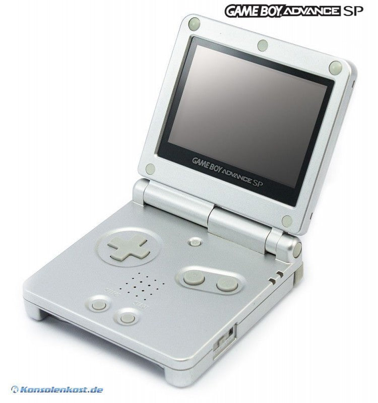 Konsole GBA SP silber + Netzteil (HK)