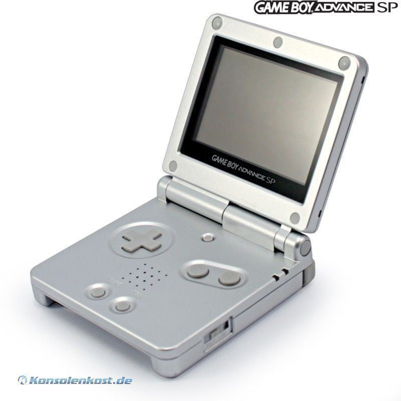 Konsole GBA SP silber + Netzteil