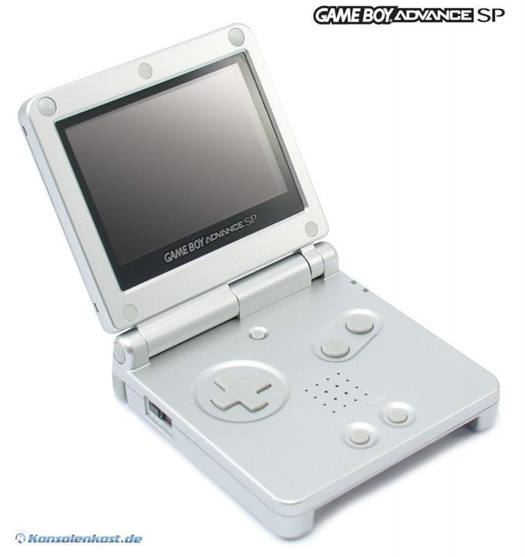 Konsole GBA SP silber + Netzteil (JP)