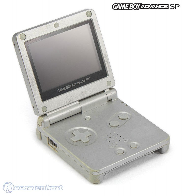 Konsole GBA SP silber + Netzteil