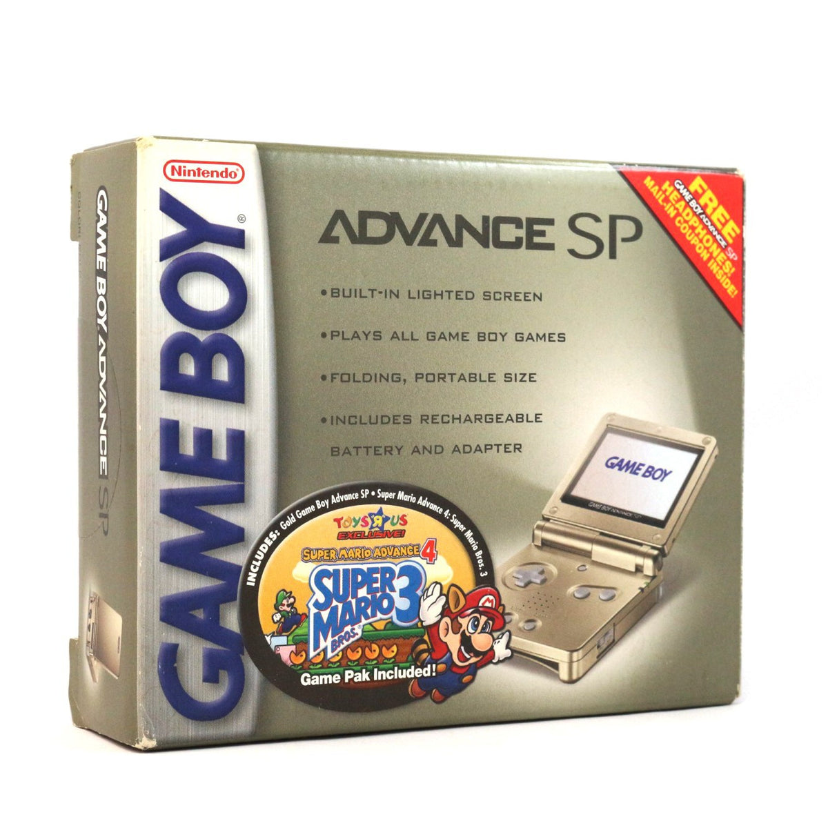 Konsole GBA SP Starlight Gold Toys Edition + Spiel — Starlight Gold Toys Edition