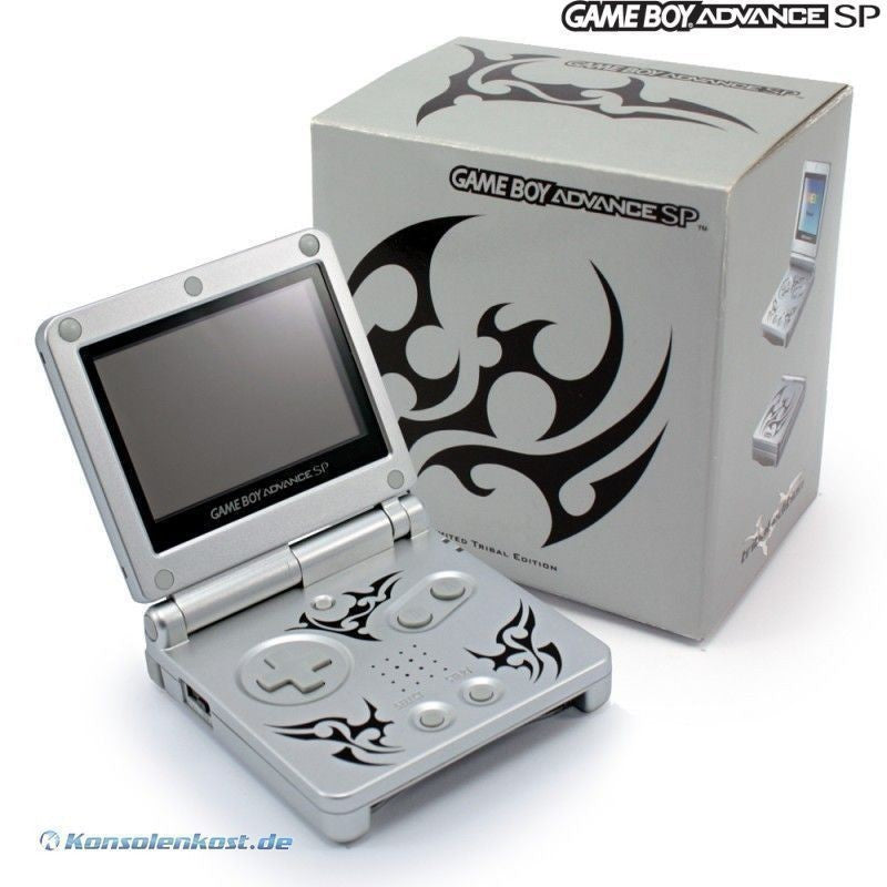 Konsole GBA SP Tribal Edition / Tattoo Version + Netzteil — Tribal Edition / Tattoo Version