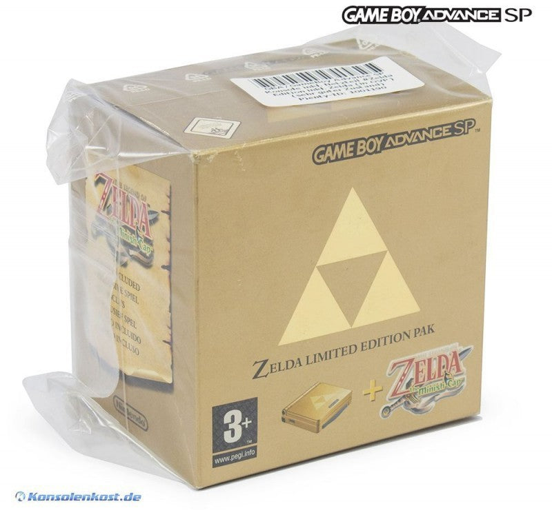 Konsole GBA SP Zelda Edition inkl. Zelda + Netzteil — Zelda Edition inkl. Zelda