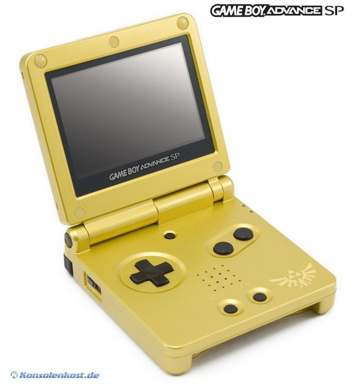 Konsole GBA SP Zelda + Netzteil — Limited Edition