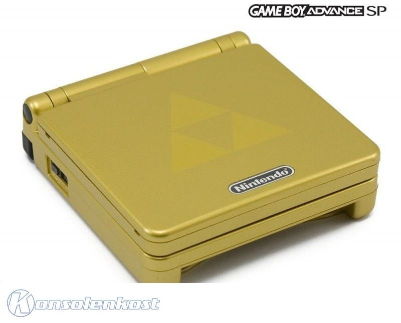 Konsole GBA SP Zelda + Netzteil — Limited Edition