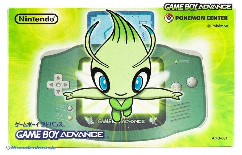 Konsole grün Celebi Pokemon Center — Limited Edition