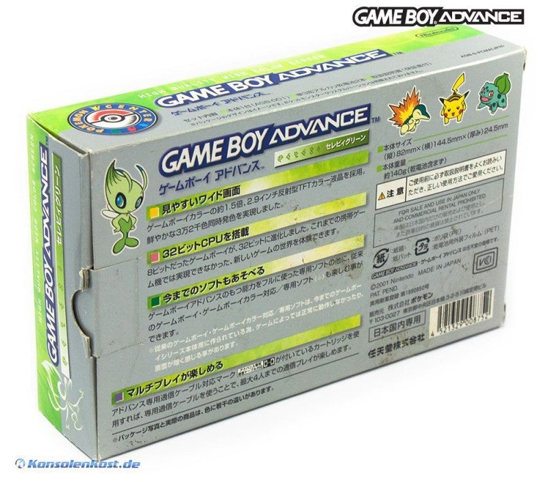 Konsole grün Celebi Pokemon Center — Limited Edition