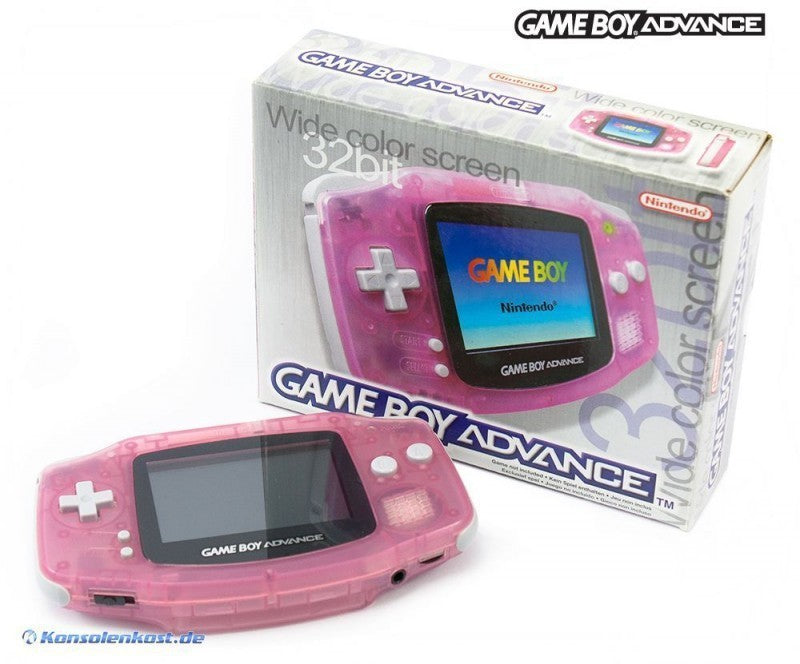 Konsole pink - rosa / Clear Red