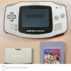 Konsole silber Platinum + Spiel GB Gallery 5in1