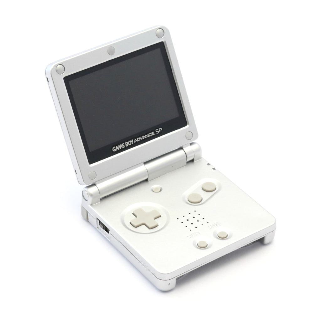 Konsole GBA SP AGS-001 silber IPS V2 LCD Display Mod + Netzteil