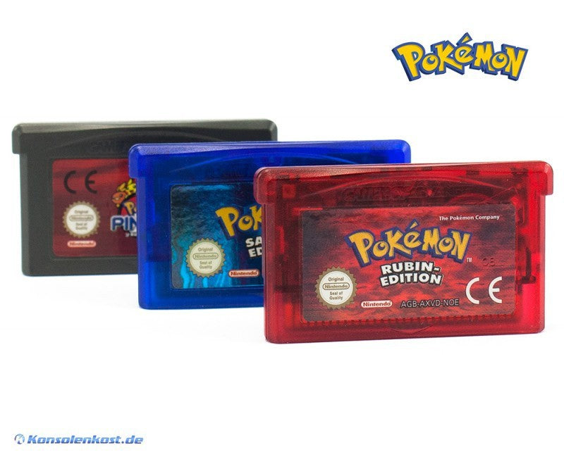 Pokemon Bundle: Rubin Edition + Saphir Edition + Pinball Rubin & Saphir (DE)