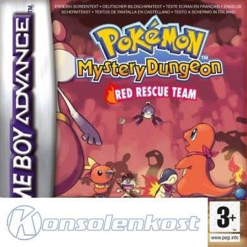 Pokemon Mystery Dungeon Team Rot / Red Rescue (DE)