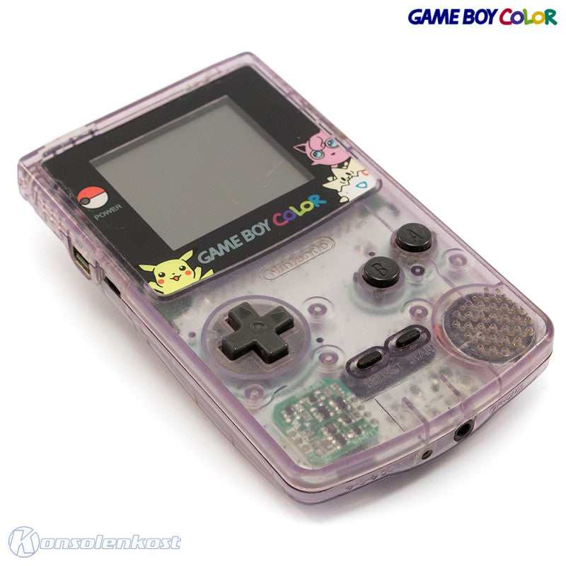 Konsole #Clear/Atomic Purple Custom Case Pikachu & Pokeball