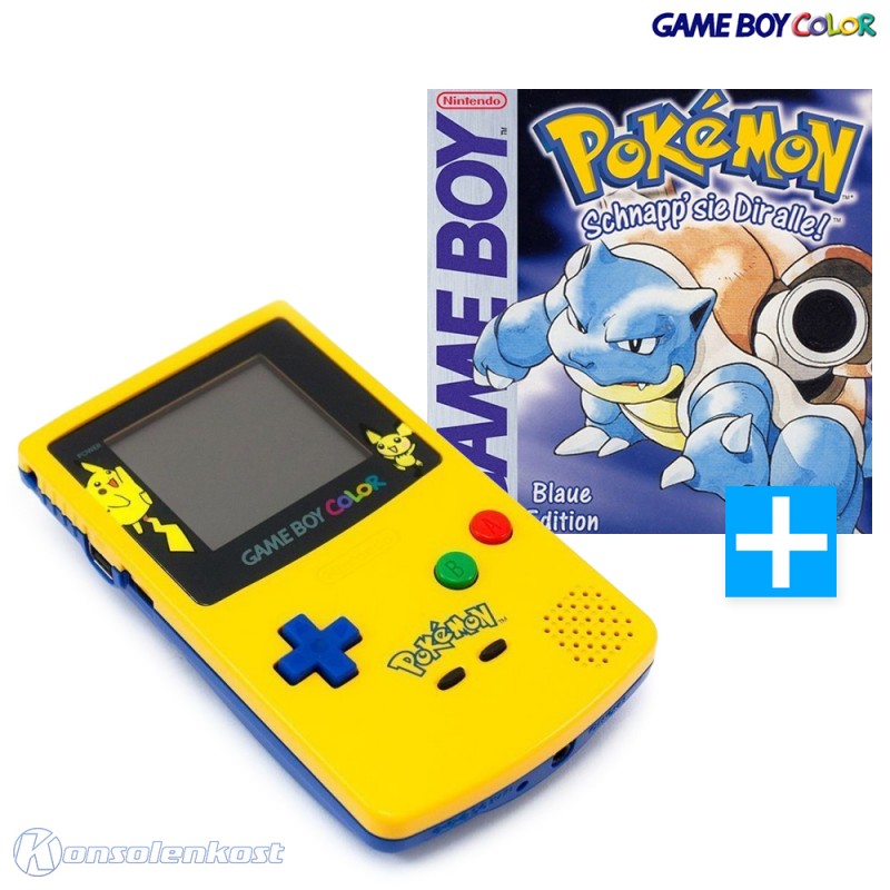 Konsole #Limited Pokemon Edition - Yellow / Gelb + Pokemon: Blaue Edition — Limited Pokemon Edition - Yellow / Gelb