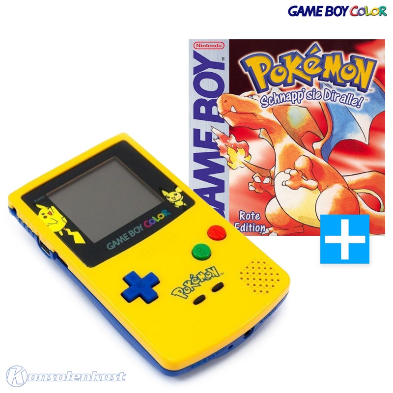 Konsole #Limited Pokemon Edition - Yellow / Gelb + Pokemon: Rote Edition — Limited Pokemon Edition - Yellow / Gelb