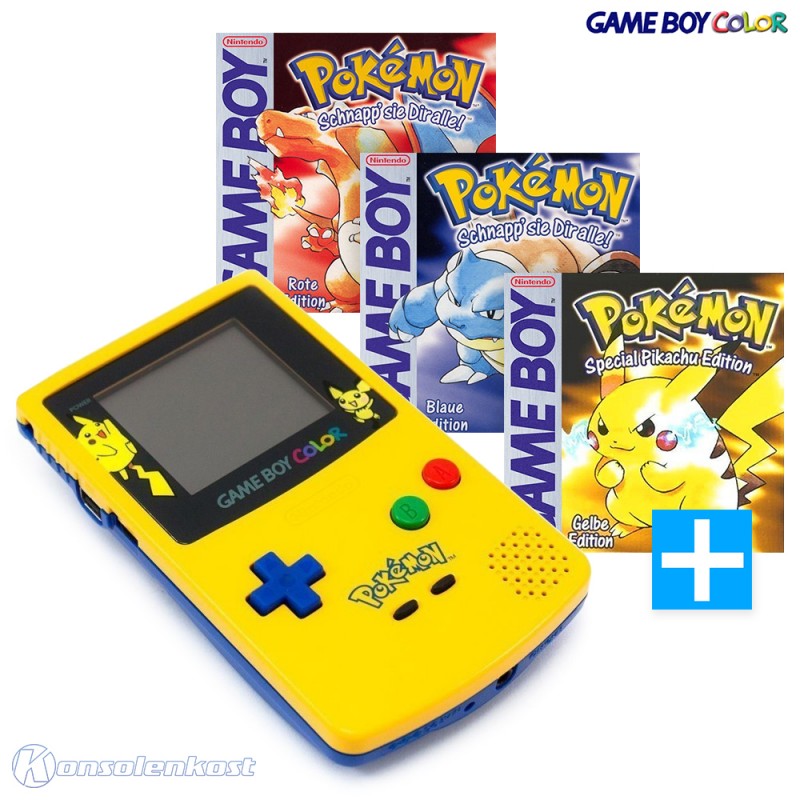 Konsole #Pokemon Edition + Pokemon Editionen Gelb, Rot & Blau — Pokemon Edition