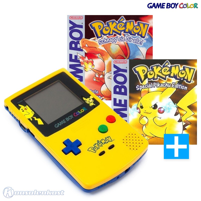 Konsole #Pokemon Edition + Pokemon Gelbe & Rote Editionen — Pokemon Edition