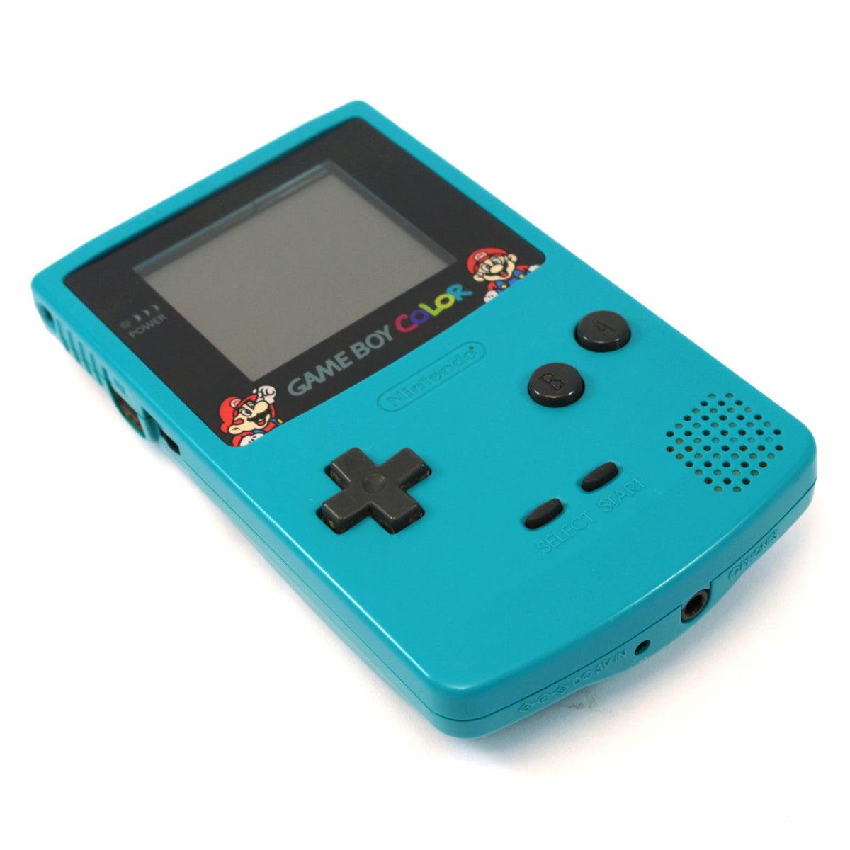 Konsole #Türkis/Blau/Teal mit Custom Display Jusco Mario