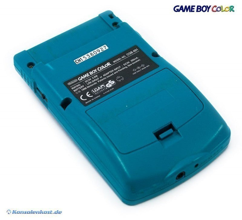Konsole #Türkis / Blau / Teal + Pokémon Silber + Linkkabel