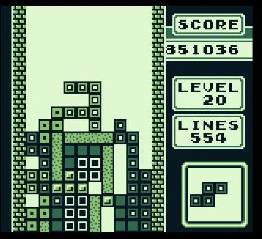 Konsole #Türkis / Blau / Teal + Tetris + Linkkabel