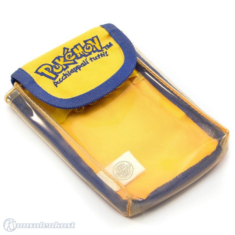 Original Pokemon Tasche / Carry Case / Travel #gelb-transp. Acchiappali tutti! [Nintendo]