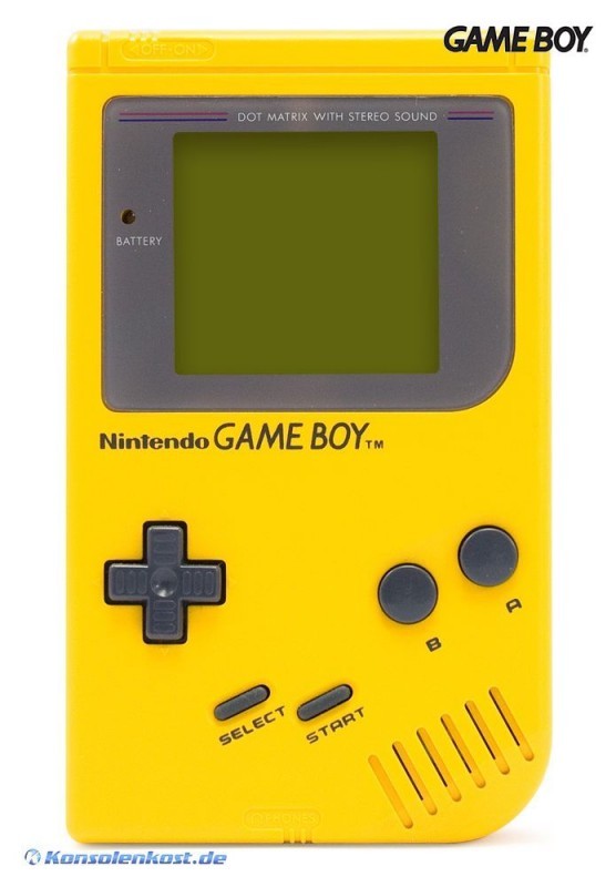 Konsole Classic DMG-01 gelb Banana Jim + Super Mario Land 1 & 2