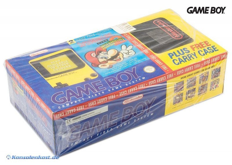 Konsole Classic DMG-01 gelb Banana Jim + Super Mario Land 1 & 2